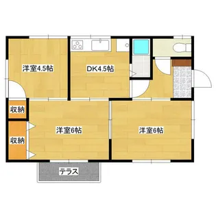 福岡県糟屋郡粕屋町長者原東2丁目【一戸建】の間取り