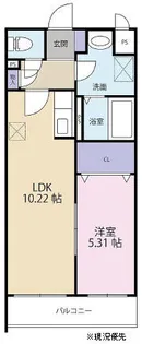 イオメールメティス【5階】の間取り