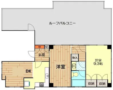ベルモントマンション【5階】の間取り