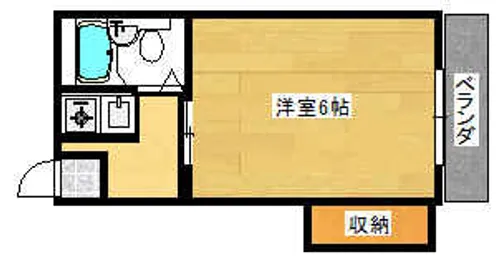 ウインライフ清水【9階】の間取り