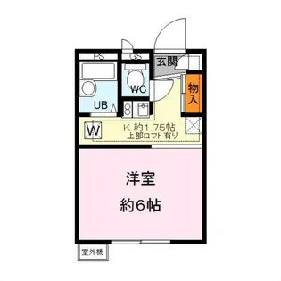 RIVAGE【204号室】の間取り