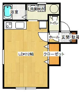 デリス・メゾンⅥ【2-A号室】の間取り