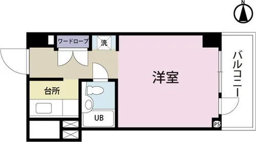 チサンマンション丸の内 第3【905号室】の間取り