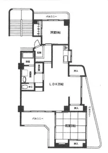 ハイツ宝3【401号室】の間取り