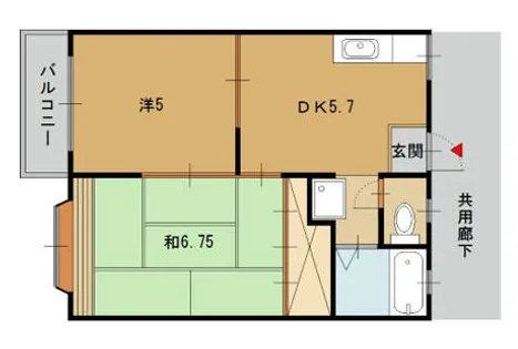 ファミール【2階】の間取り