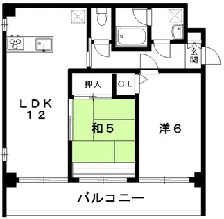 メゾンコガネ【5階】の間取り