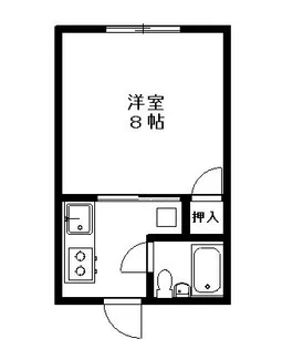 元宮ハイム【203号室】の間取り