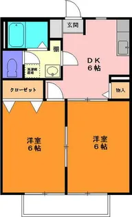 コートビレッジ松村 A棟【1階】の間取り