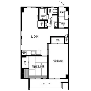 愛知県名古屋市東区大松町【マンション】の間取り