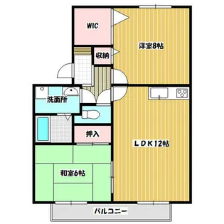 サニーヒル御井【2階】の間取り