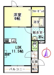 KirariⅡ(キラリ2)【2階】の間取り