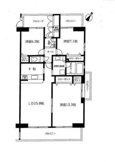 ピュアライフ潮崎【801号室】の間取り