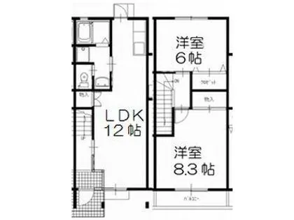 レガーロスワン【B号室】の間取り