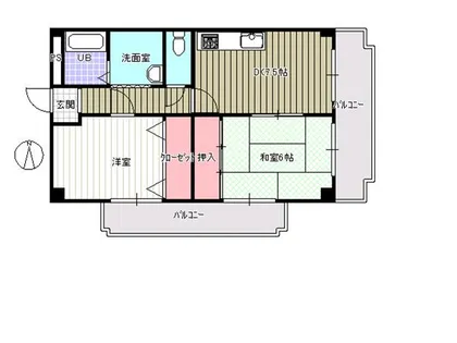 兵庫県明石市大観町【マンション】の間取り