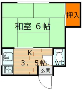 大阪府大阪市中央区玉造2丁目【マンション】の間取り