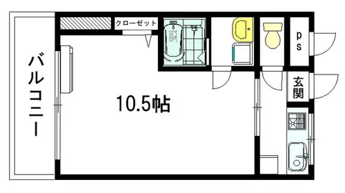ハビタット【3階】の間取り