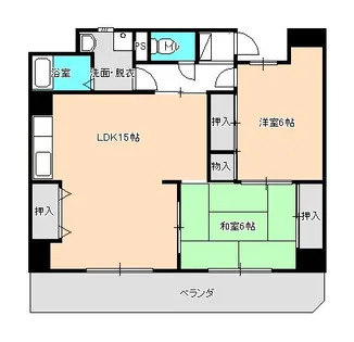 ユクホウビルY3【202号室】の間取り