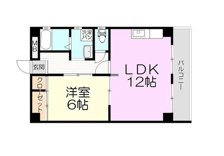 ハイム西村【3階】の間取り