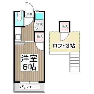 セーヌ和白東【202号室】の間取り