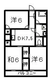 山崎ビル【6階】の間取り