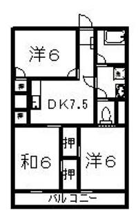 山崎ビル【6階】の間取り