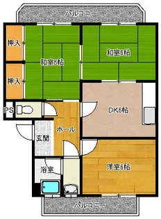 入江ビル【3階】の間取り