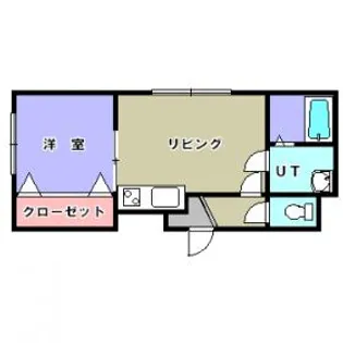 ビブレ栄通【4階】の間取り