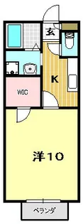 アムールサンポー【205号室】の間取り