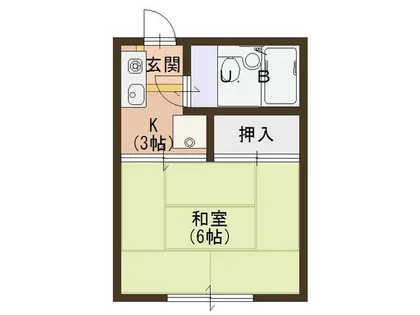 本町ハイツ【2階】の間取り