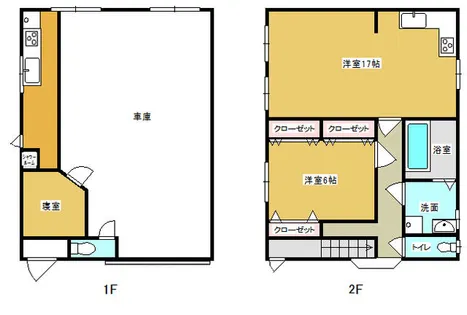 福岡県北九州市小倉北区片野4丁目【一戸建】の間取り
