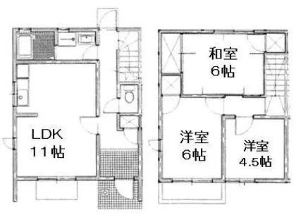 グレイスヴィラA棟【A-1号室】の間取り
