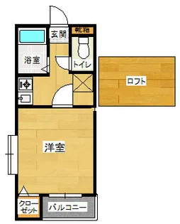 シャトレ大保【1階】の間取り