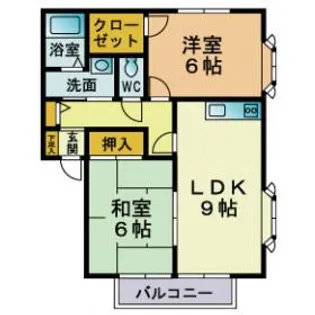 ヴェルトレックM A棟【203号室】の間取り