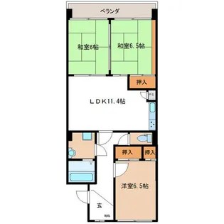 愛知県名古屋市名東区勢子坊1丁目【マンション】の間取り