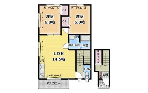 愛知県碧南市三宅町3丁目【アパート】の間取り