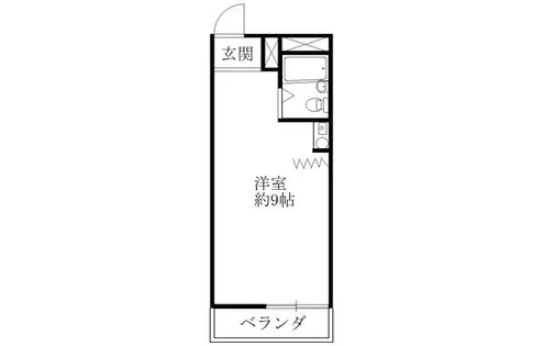 コーポサンクス【302号室】の間取り