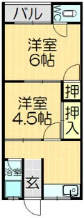 大阪府八尾市高砂町1丁目【アパート】の間取り