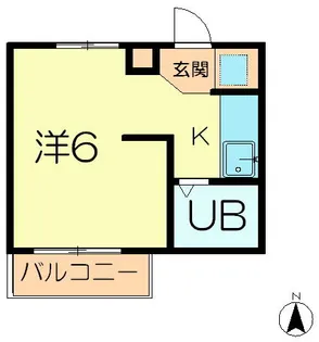 プレステ赤膚マンション【3階】の間取り