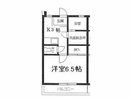 クレール一ツ木【102号室】の間取り