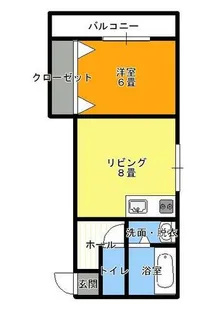 アングル琴似【305号室】の間取り