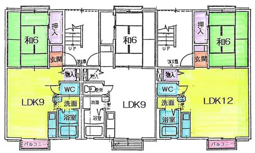 サンシティセラ【2階】の間取り