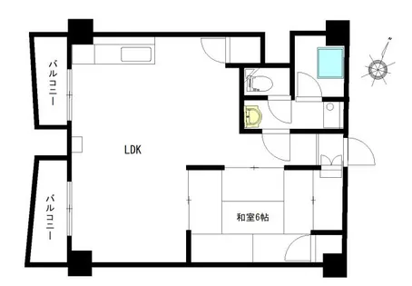 以和貴ビル【4-F号室】の間取り