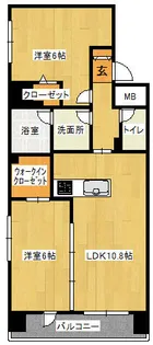 正山シティプラザ【603号室】の間取り