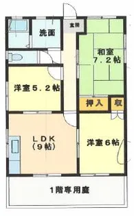 グリーンハイツ【1階】の間取り