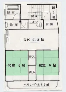 齋藤マンション【3F号室】の間取り