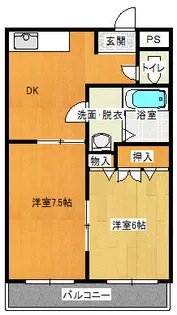 オーレンス元町【2階】の間取り