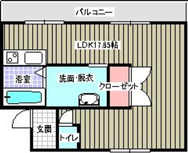 スワンヒルズ山手【2F号室】の間取り