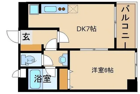 兵庫県姫路市亀井町【マンション】の間取り