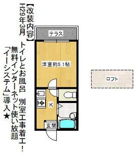 MAYUMIハイツ枚方12番館上島東町【2階】の間取り