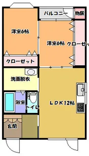 プレステージ【203号室】の間取り